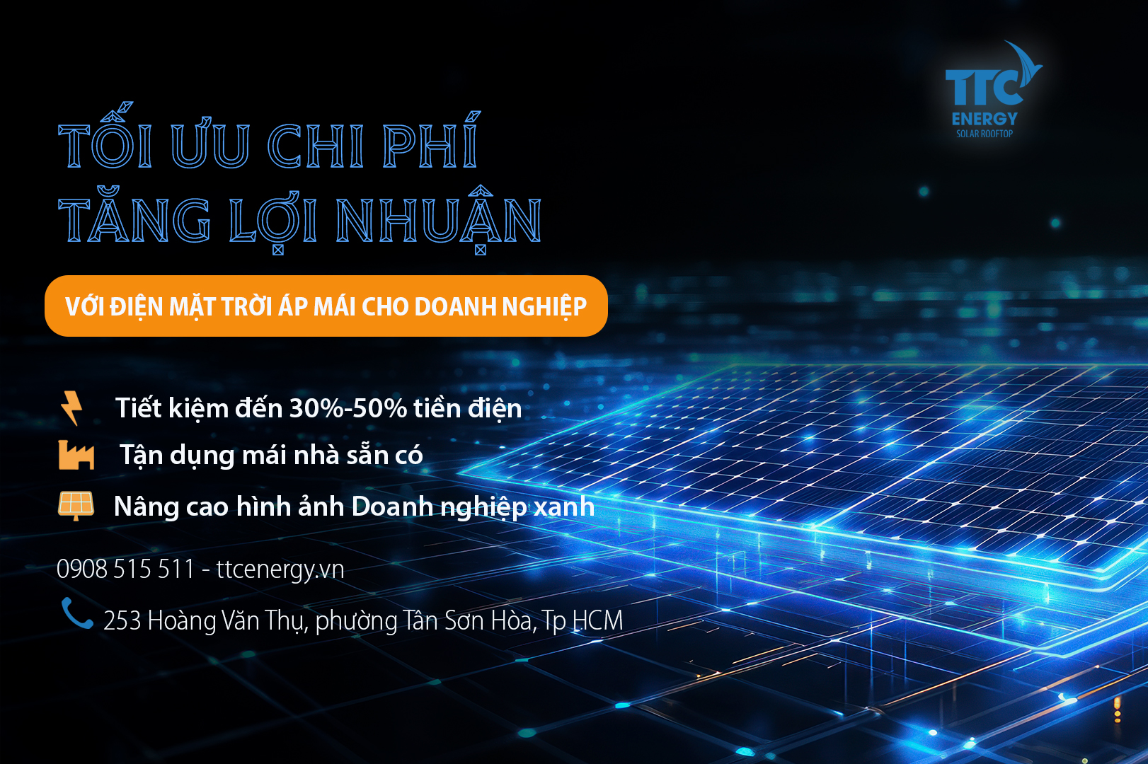 Giải pháp điện mặt trời áp mái TTC Energy – Nền tảng cho doanh nghiệp vận hành bền vững và đạt chuẩn ESG
