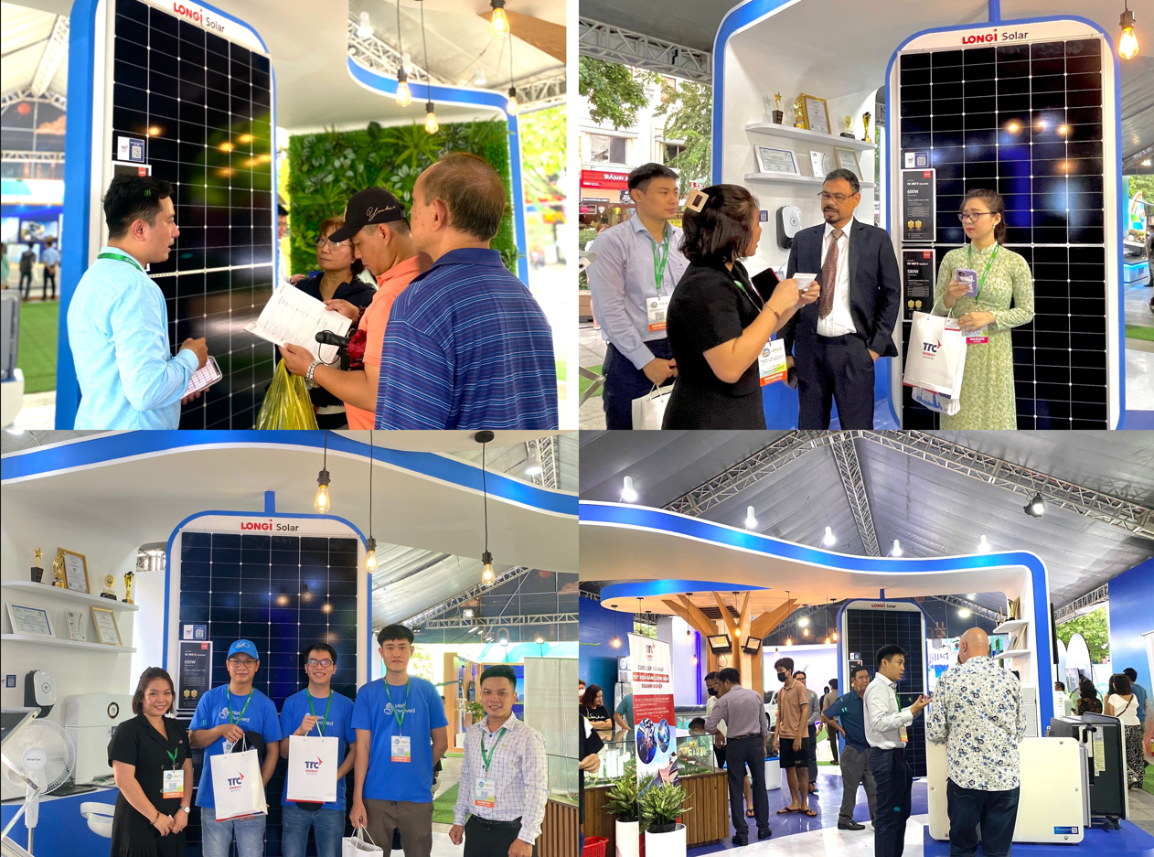 Gian hàng TTC Energy đã đón hàng ngàn lượt khách đến tham quan và tìm hiểu sản phẩm, dịch vụ